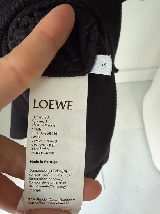 Loewe Black Sleeveless Ribbed Maxi Tank Dress - Picture 8 of 8